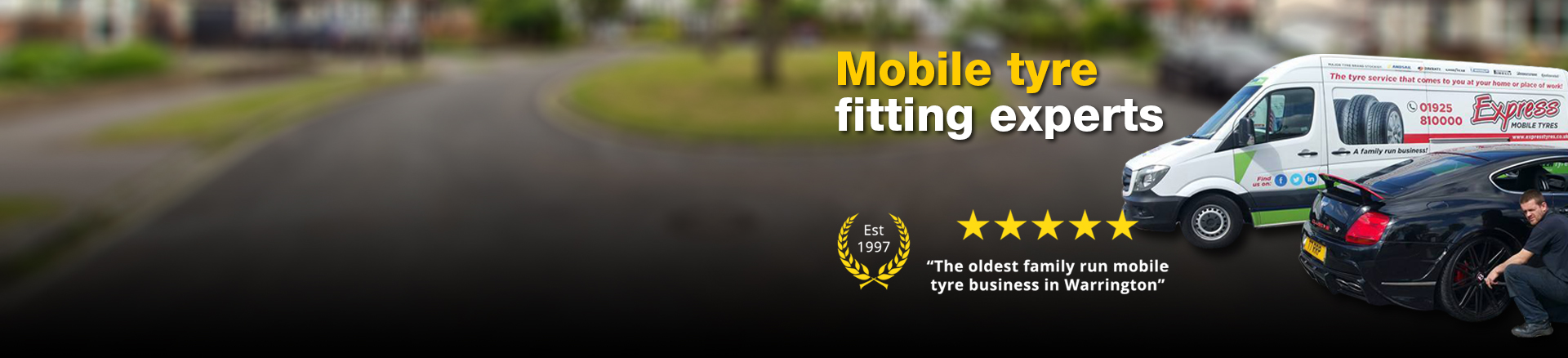 Mobile Tyre Fitting Banner